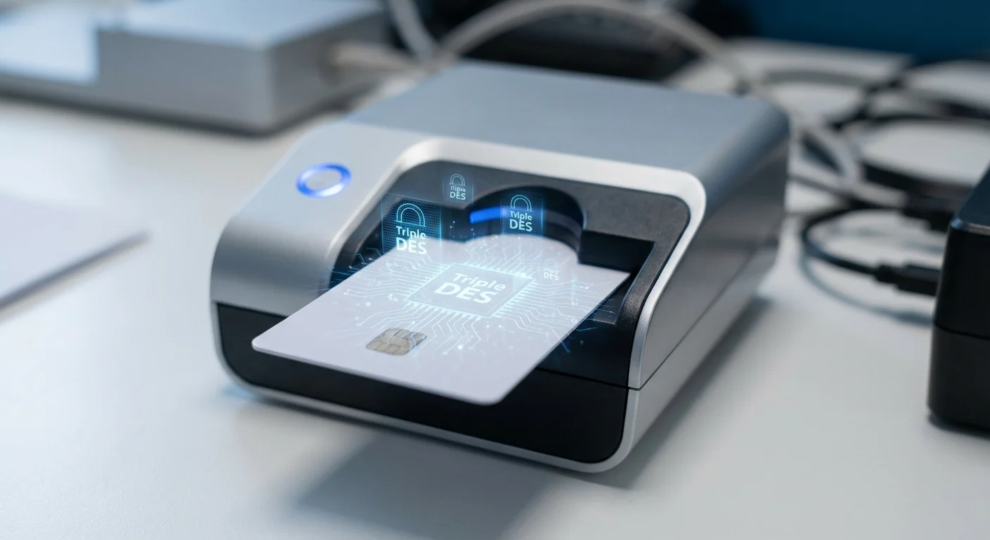 RFID encoder programming MIFARE Ultralight C hotel key card with Triple DES encryption