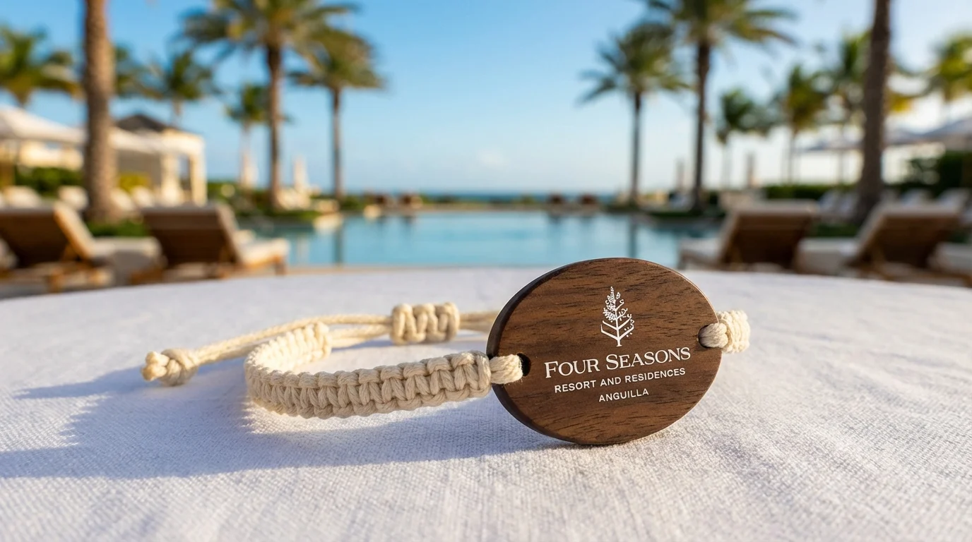 Wooden Cotton RFID Wristband