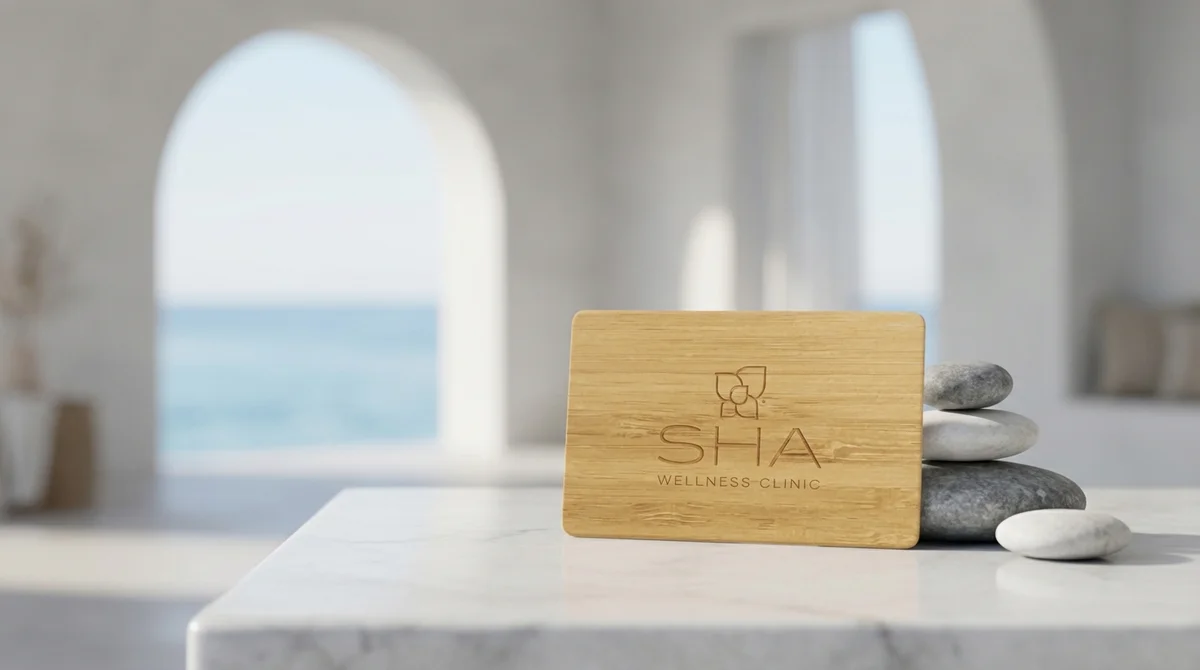 SHA Wellness SPA Wooden RFID Key Card