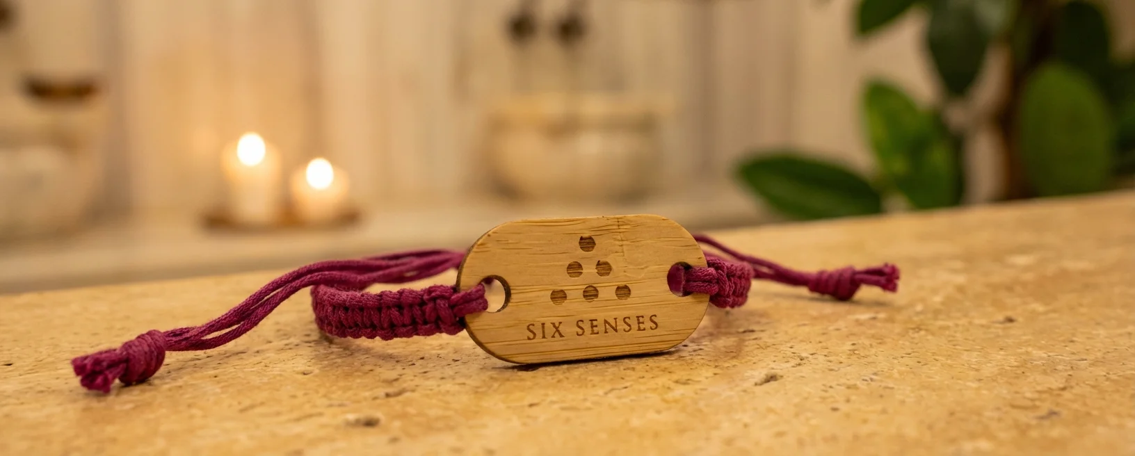 Six Senses Kocatas woven RFID wristband